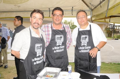 Sergio Vargas, Quique Salas y Jorge Buitrón.