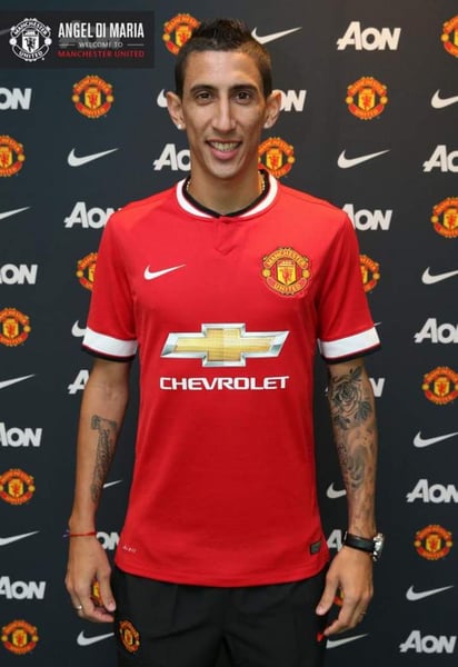 El Manchester United hizo oficial el fichaje de Ángel Di María por la cantidad histórica de 75 millones de euros. (Twitter) 