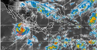 La Conagua informó que se mantiene la zona de vigilancia por tormenta tropical desde Punta San Telmo, Michoacán, hasta Cabo Corrientes, Jalisco. (Twitter) 