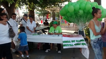 En el Paseo Colón se promovió la donación de órganos. (El Siglo de Torreón)