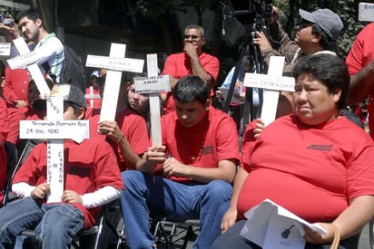 Accidente en mina. Los familiares de las víctimas esperan aún el apoyo de las autoridades.