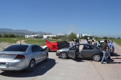 Protesta. Alumnos de UTL manifestaron su molestia, ya que se les prometió una Ingeniería en Minas y resultó una carrera técnica.