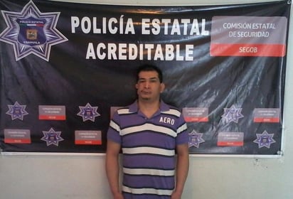 José Efraín Zapata Delgado, de 32 años de edad, fue detenido con armas, droga y municiones. (El Siglo de Torreón)