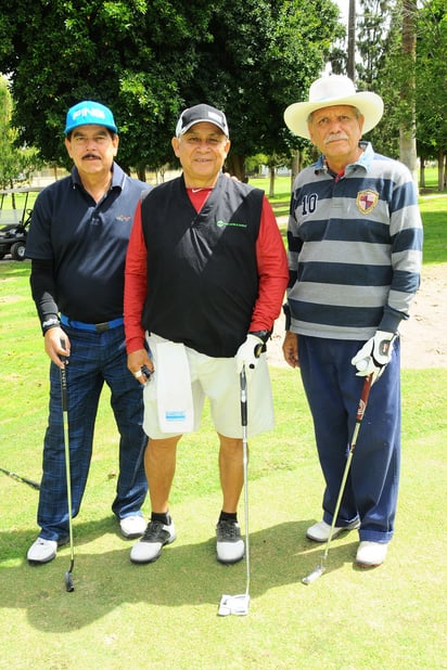 Isidro Villegas, Pablo García y Jesús Arreola.