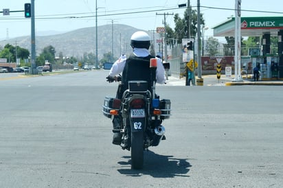 Elementos. Sólo 55 agentes operativos pueden aplicar infracciones en Gómez Palacio. (EL SIGLO DE TORREÓN)