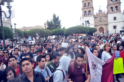 Recorrido. Prevén terminar la marcha con un mitin en la Plaza de Armas.