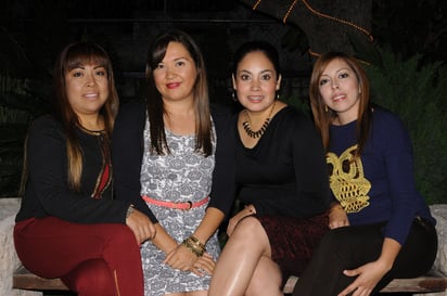 Mayela Delgado, Ninfa Martín del Campo, Nuria Miramontes y Olga Ayup.