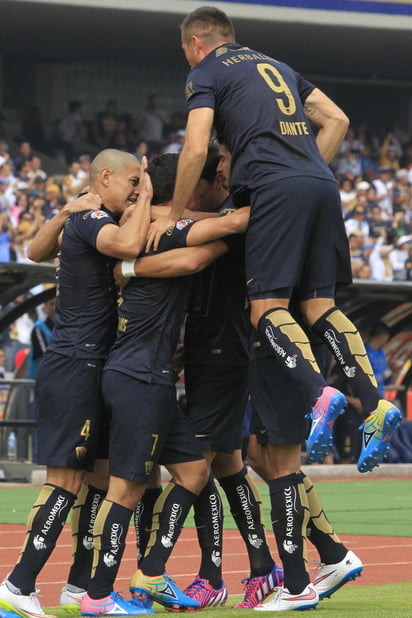 Pumas logró su primer triunfo del torneo. (El Universal)