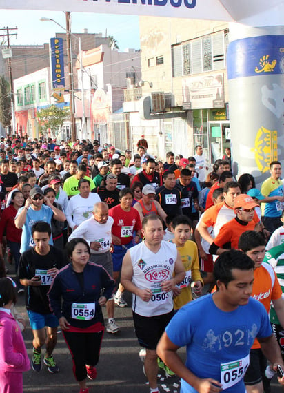 Decenas de participantes en diferentes categorías se alistan para tomar parte el próximo domingo en la tradicional prueba atlética. (Archivo)