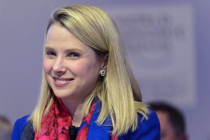 Estrategia. La consejera delegada de Yahoo!, Marissa Mayer, explicó las nuevas negociaciones que darán un respiro a la empresa.