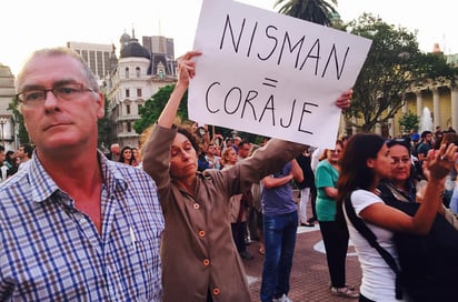 Distintas manifestaciones se han registrado exigiendo justicia en el caso de la muerte del fiscal. (ARCHIVO)