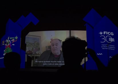 Se presentó un video que mandó Bertolucci, en el se disculpa por no poder venir a la 30 edición del festival. (Notimex)