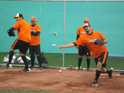 Los jugadores de Vaqueros Laguna se mantienen concentrados durante la pretemporada que se lleva a cabo en Lagos de Moreno, Jalisco, de cara a la campaña 2015 de la Liga Mexicana de Beisbol. (Cortesía Vaqueros Laguna)