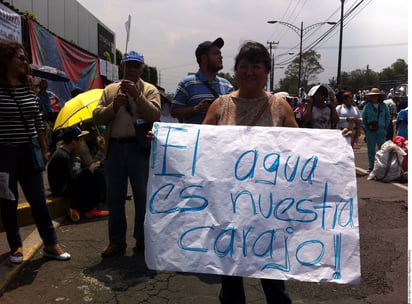 Agua. Promotores de la Iniciativa Ciudadana de Aguas responsabilizaron a la Conagua por la crisis hídrica que existe.