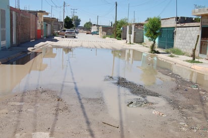 Obras. Los recursos no se sabe dónde quedaron y se necesitan obras de pavimentación y drenaje. (MARY VÁZQUEZ)