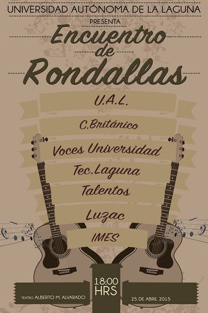 Próximo evento. El grupo de la universidad se alista para el Encuentro de Rondallas. (CORTESÍA)