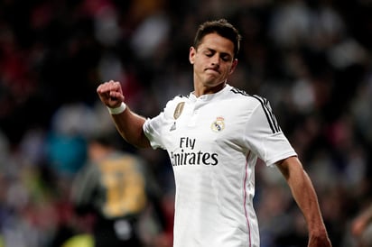 Javier Hernández podría jugar hoy desde el inicio cuando el Real Madrid visite al Celta de Vigo.  (Notimex)