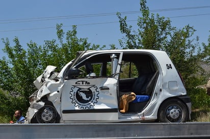 Choque. Fueron tres los muertos por el accidente del miércoles, una mujer está hospitalizada y grave.