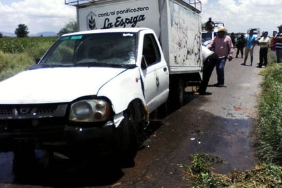 Camioneta. Sufrió daños de consideración.