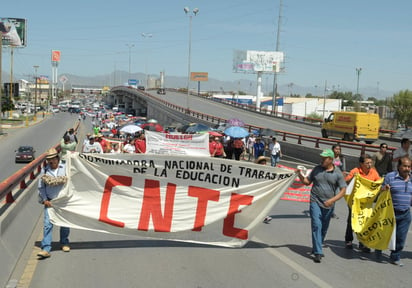 La movilización culminará en Oaxaca donde este mismo fin de semana se desarrollará una asamblea general. (ARCHIVO)