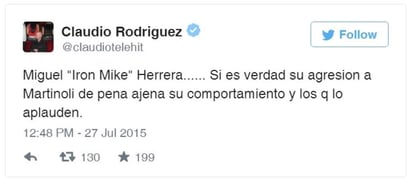 Personalidades del medio criticaron la actitud de Miguel Herrera.