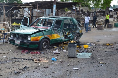 El atentado no ha sido reivindicado todavía, pero todo apunta a que se trata de un nuevo ataque de Boko Haram, que ha atentado con frecuencia en la capital del volátil Estado de Borno. (AP)