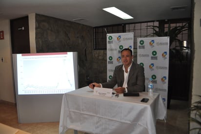 Estadísticas. Marco Zamarripa, director del Consejo Cívico de las Instituciones, presentó los resultados del monitoreo de incidencia delictiva en la Zona Metropolitana de La Laguna. (FABIOLA P. CANEDO)