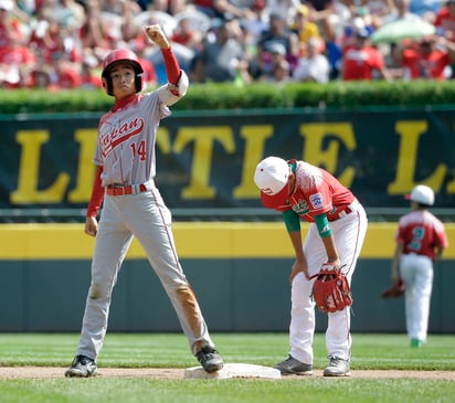 México cayó 1-0 ante Japón en extrainnings en la Final Internacional, y fue eliminado de la Serie Mundial de Ligas Pequeñas de Williamsport. (AP)