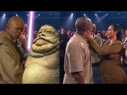 Kim Kardashian y Kanye West fueron las principales víctimas de los memes de los VMAs 2015. (Twitter)