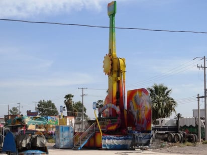 Feria. Todo está listo para que mañana viernes empiece la Feria en Francisco I. Madero. (CORTESÍA)