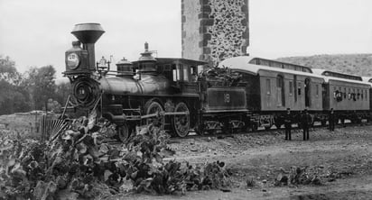 Maquina del Central Mexicano en Querétaro. 