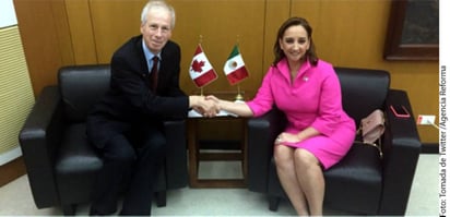 Arreglos. La canciller Ruiz Massieu se reunió con Stéphane Dion, canciller canadiense.