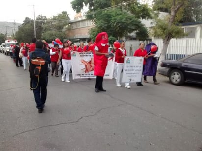 La movilización fue organizada por la Jurisdicción Sanitaria número dos. (EL SIGLO DE TORREÓN)