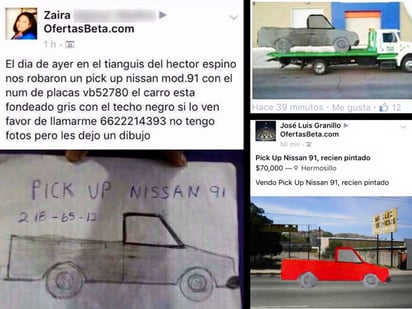 La señora pese a las mofas, logró recuperar su camioneta. (FACEBOOK)