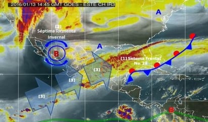 Se prevé nieve y aguanieve en zonas serranas del norte, noreste y centro de México. (ESPECIAL) 