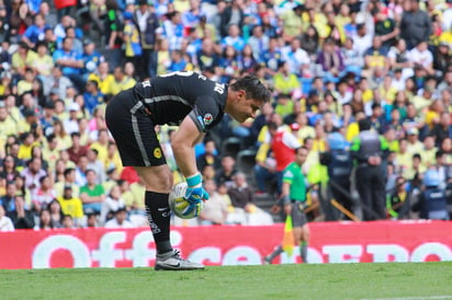 El arquero de Águilas, Moisés Muñoz aseguró ayer que su equipo debe mostrar un buen nivel si quiere salir airoso en su visita ante el Atlas (Jam Media)