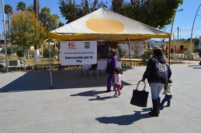 Módulo abierto. El módulo del Intercambio por la Paz, sigue disponible en Matamoros. (EL SIGLO DE TORREÓN)