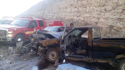 Tragedia. Un choque en la supercarretera dejó saldo de tres personas sin vida.