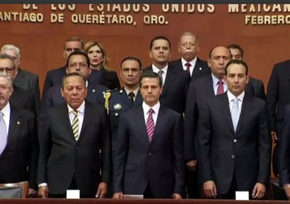 El Comité para la Conmemoración del Centenario de la Promulgación de la Constitución se instaló el 5 de febrero de 2013 y lo integran el titular del Ejecutivo, los presidentes de las cámaras legislativas, el presidente de la Suprema Corte de Justicia de la Nación y el Consejo de la Judicatura Federal.  (TWITTER)