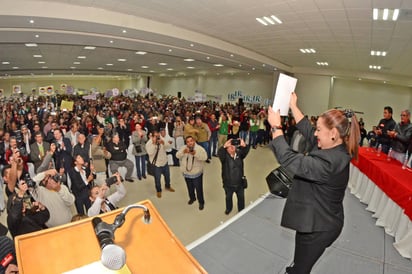 Validan. Participaron 687 delegados en la convención del Partido Revolucionario Institucional. (CORTESÍA)