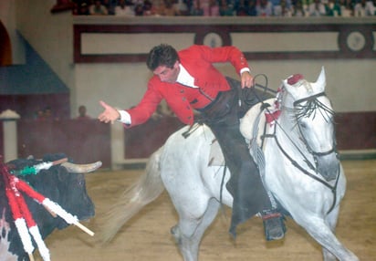 El Centauro Navarro ha deleitado a los aficionados laguneros en anteriores ocasiones, pero será su primera aparición en Ciudad Lerdo. (Archivo)