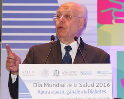 Narro Robles comentó que 'en tres días de muertes por diabetes superan lo que México registró por cólera en una década'.  (NOTIMEX)