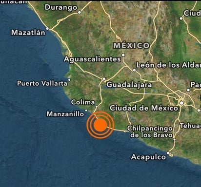 Los movimientos se registraron a las 6:00 y 7:00 horas de este martes en ese municipio colindante con los estados de Jalisco y Colima. (ESPECIAL)