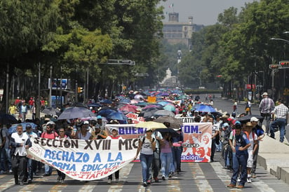 La marcha se realizará este domingo con motivo del Día del Maestro. (ARCHIVO)