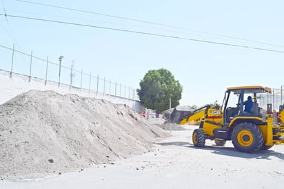 Cárcamo. Se construye en las calles Sinaloa y Durango de la colonia Las Rosas. (EL SIGLO DE TORREÓN)