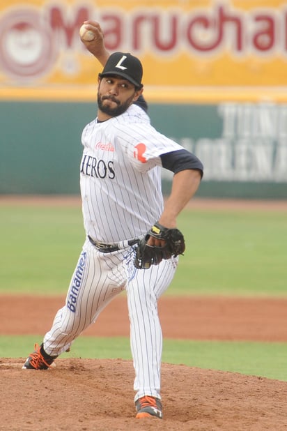 Tony Peña, cerrador de Vaqueros Laguna. (Ramón Sotomayor) 