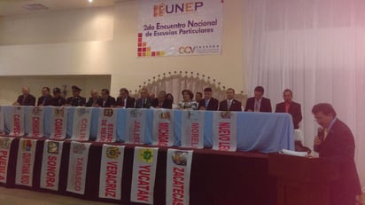 Se llevó a cabo la ceremonia de inauguración del Segundo Encuentro de Escuelas Particulares de la Laguna (UNEP). (EL SIGLO DE TORREÓN)