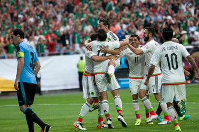 La Selección Mexicana de futbol sacó la victoria 3-1 sobre Uruguay en su debut en la Copa América Centenario. (EFE)