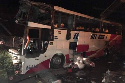 En el autobús viajaban 40 pasajeros.