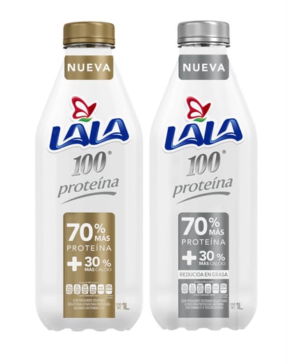 Innovación. El Grupo Lala presentó ayer su nueva línea de leche 'Lala 100', una alternativa fresca y natural para los consumidores. (CORTESÍA) 